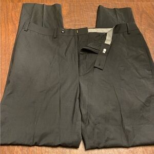 Men's Calvin Klein Wool Slim Fit Black Dress Pants 38/32